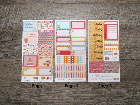 Eat More Cake Weekly, VERTICAL WEEKS