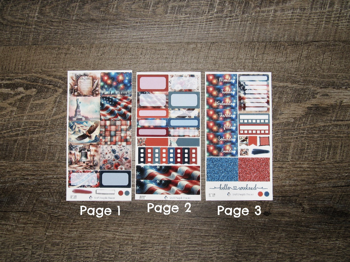 Freedom Weekly, VERTICAL WEEKS