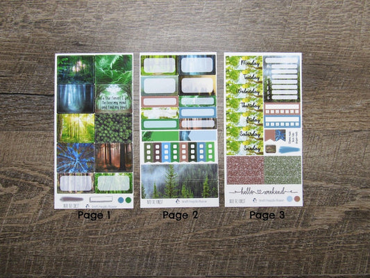 Into the Forest Weekly, VERTICAL WEEKS