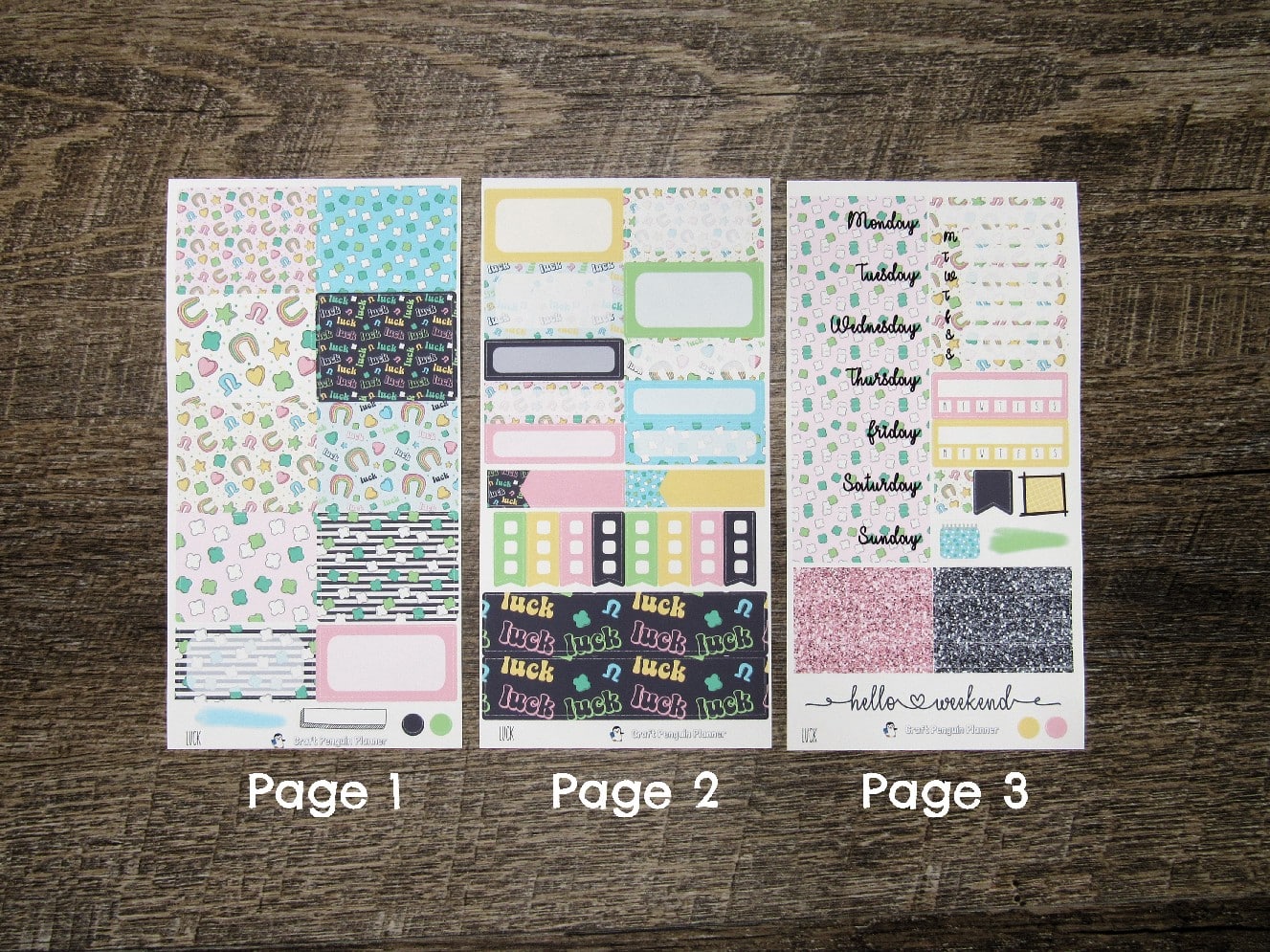 Luck Weekly, VERTICAL WEEKS