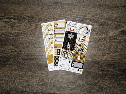 New Year Penguin Party Weekly, VERTICAL WEEKS- UPDATED for 2026