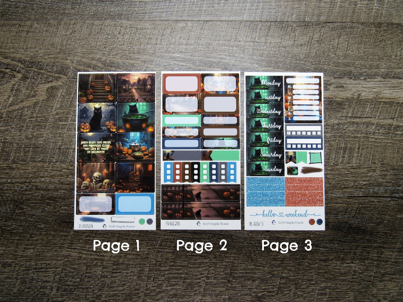 On Halloween Weekly, VERTICAL WEEKS