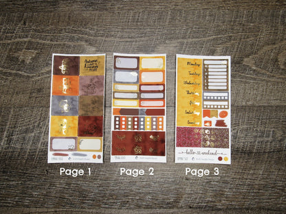 Pumpkins Please FOILED Weekly, VERTICAL WEEKS