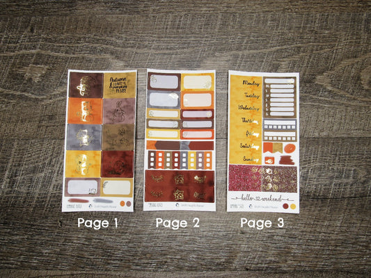 Pumpkins Please FOILED Weekly, VERTICAL WEEKS