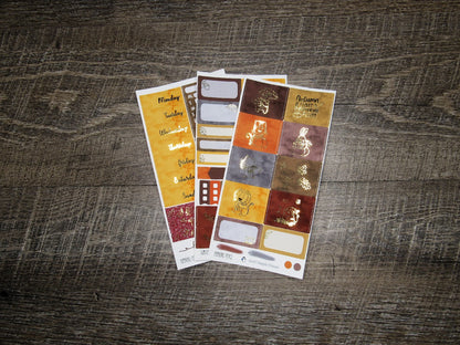 Pumpkins Please FOILED Weekly, VERTICAL WEEKS