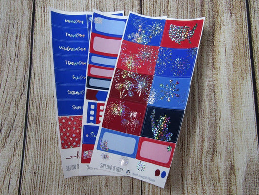 Sweet Land of Liberty FOILED Weekly, VERTICAL WEEKS