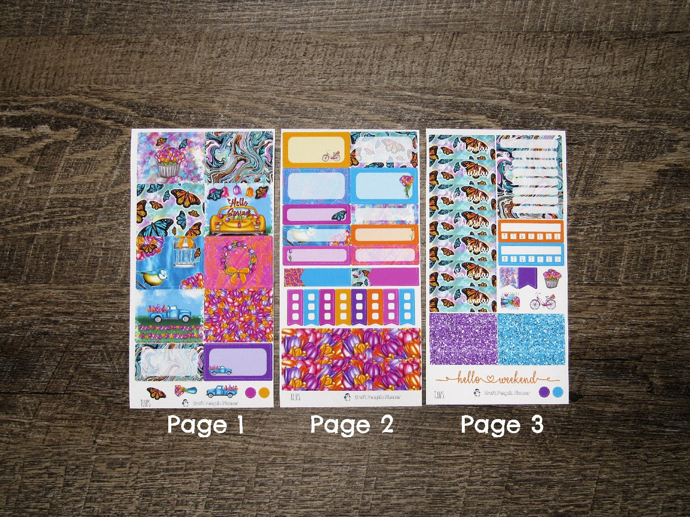 Tulips Weekly, VERTICAL WEEKS