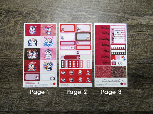 Valentine Penguins Weekly, VERTICAL WEEKS