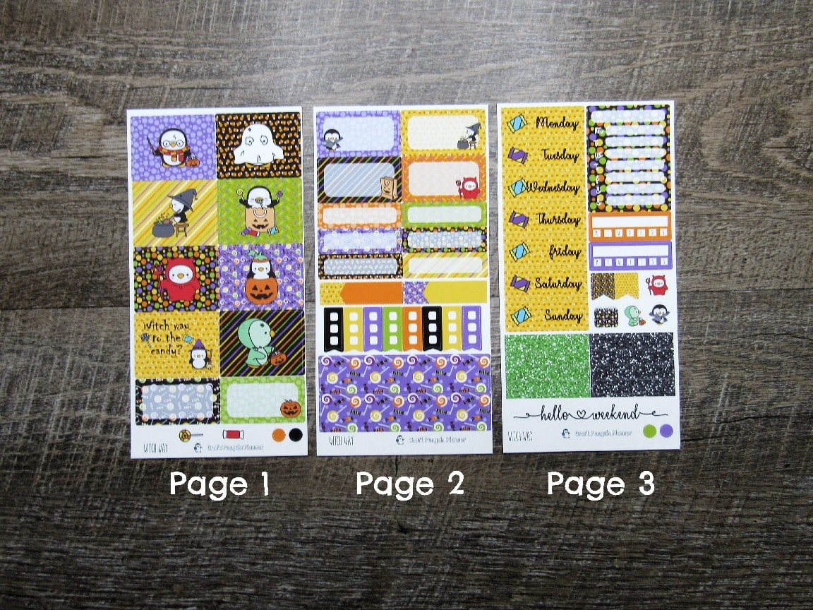 Witch Way Weekly, VERTICAL WEEKS