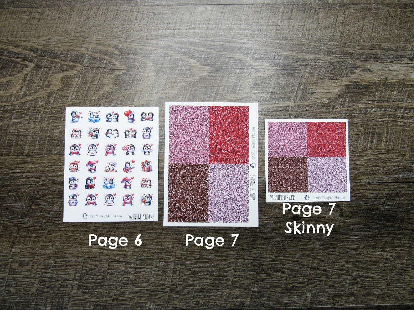 Valentine Penguins Weekly, CHOOSE YOUR KIT