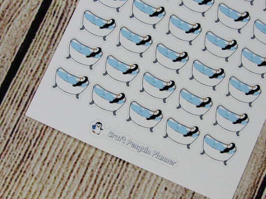 Waddles/Snowflake Takes a Bath