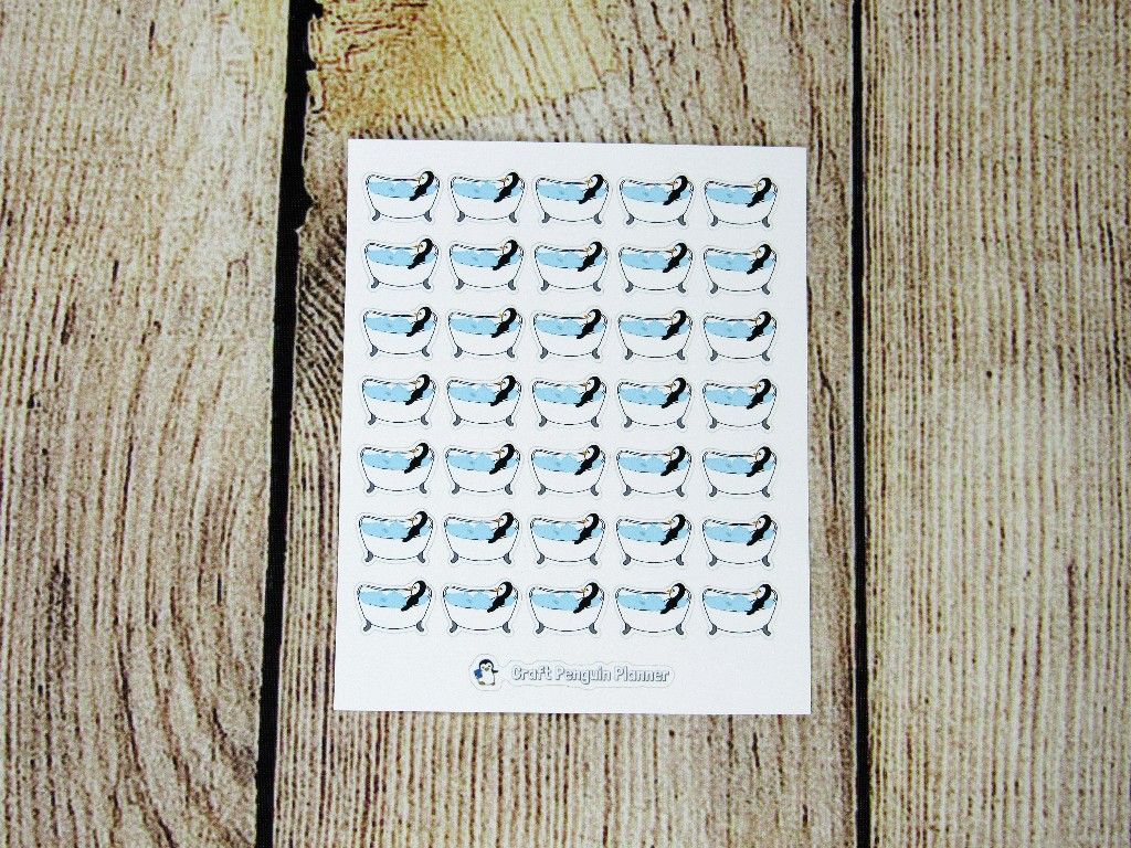 Waddles/Snowflake Takes a Bath