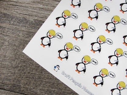 Waddles/Snowflake Construction Mishap