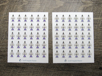 Waddles & Snowflake Go to Church