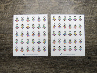 Waddles & Snowflake Wear Tie Dye Shirts