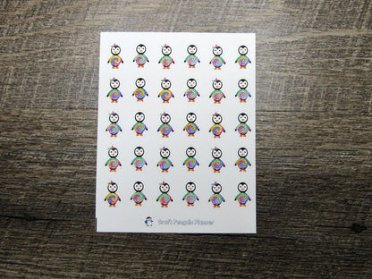 Waddles & Snowflake Wear Tie Dye Shirts