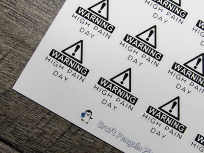 Warning! High Pain Quote