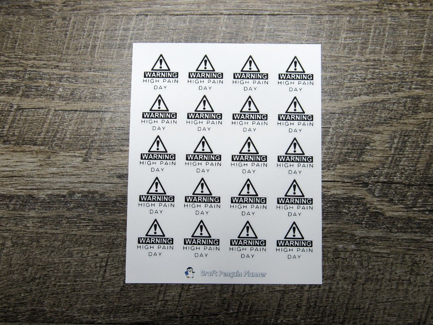 Warning! High Pain Quote