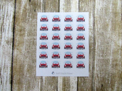 Car Care Planner Stickers