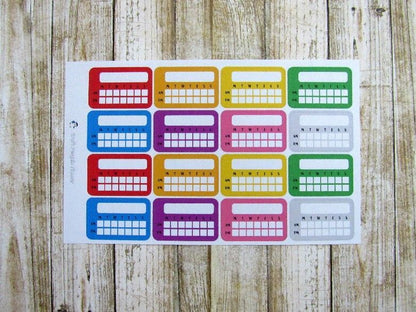 Weekly AM/PM Tracker Sticker