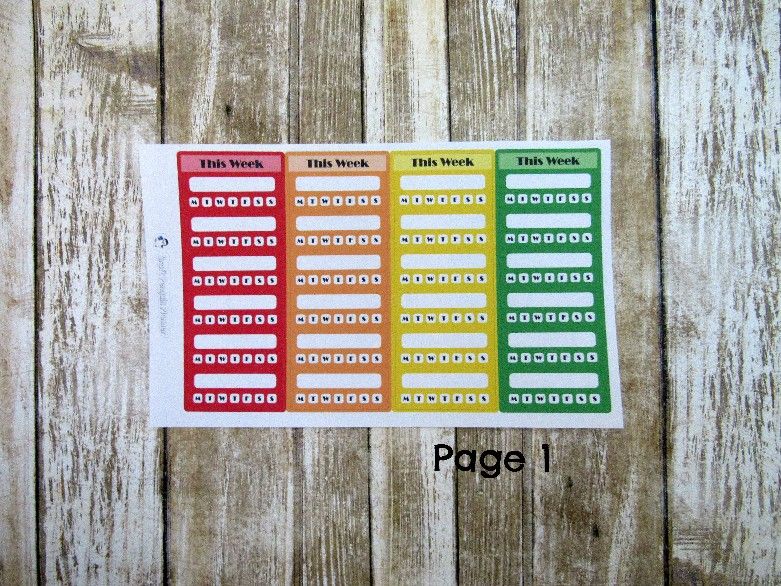 Sidebar Habit Tracker Sticker