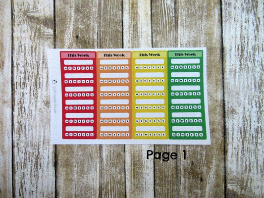 Sidebar Habit Tracker Sticker