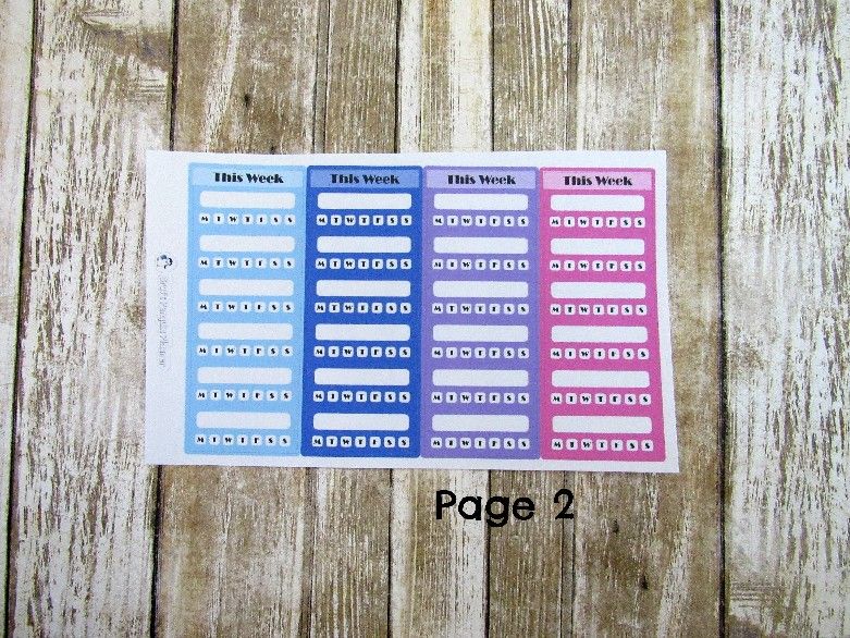 Sidebar Habit Tracker Sticker