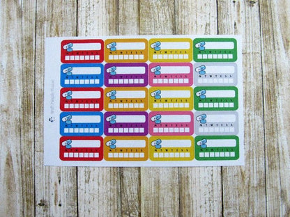 Weekly Pill Reminder Sticker