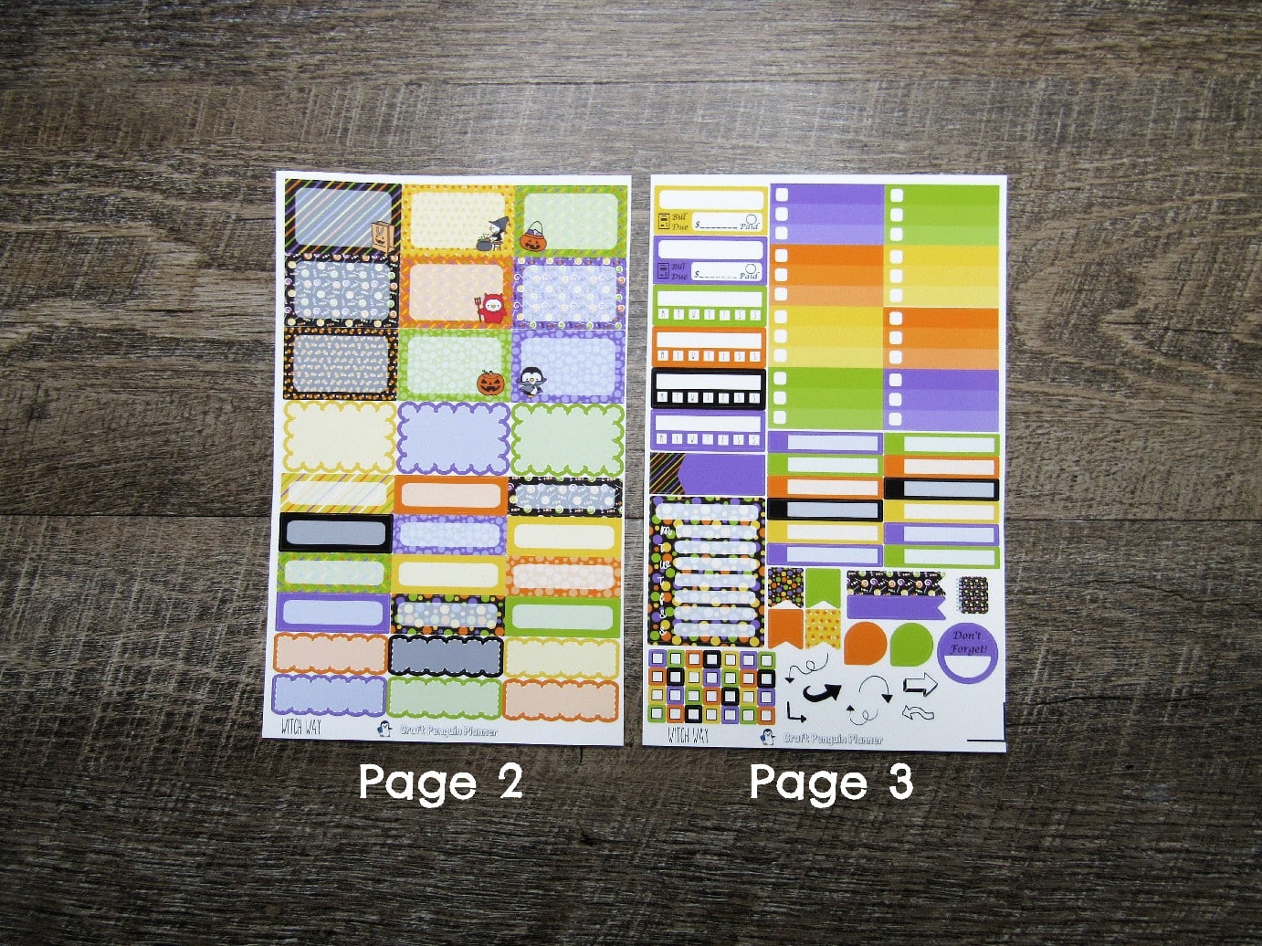 Witch Way Weekly, CHOOSE YOUR KIT