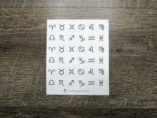 Zodiac Icon Mix Stickers