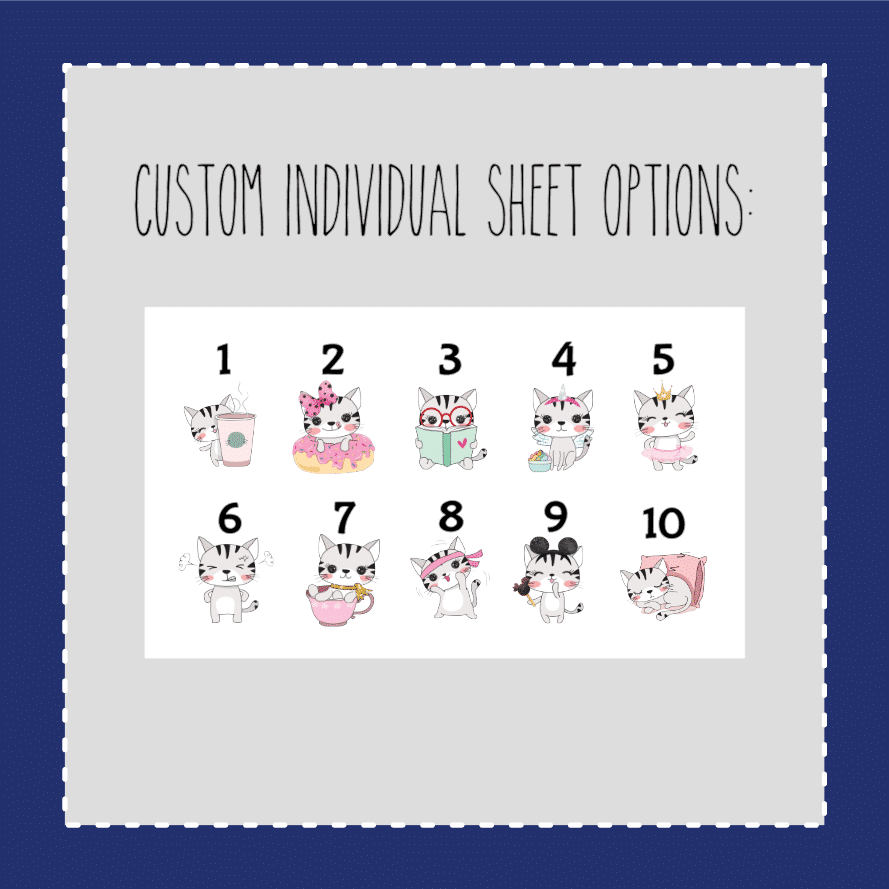 Clementine Cat- CUSTOM SHEET