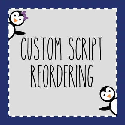 Custom Script REORDERING