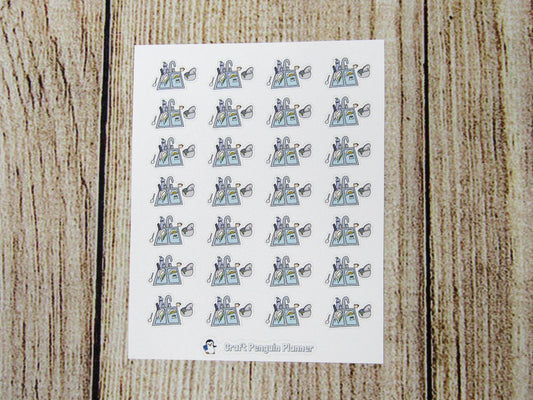 Dishes Doodle Sticker