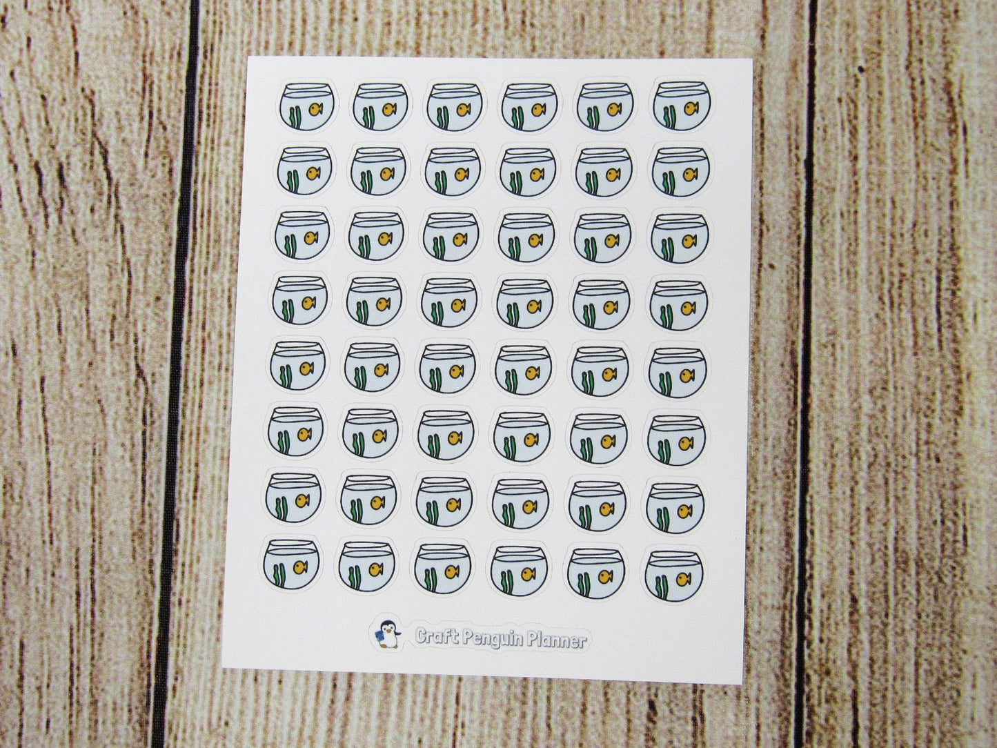 Fish Bowl Doodle Sticker