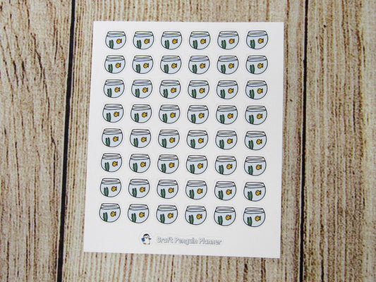 Fish Bowl Doodle Sticker