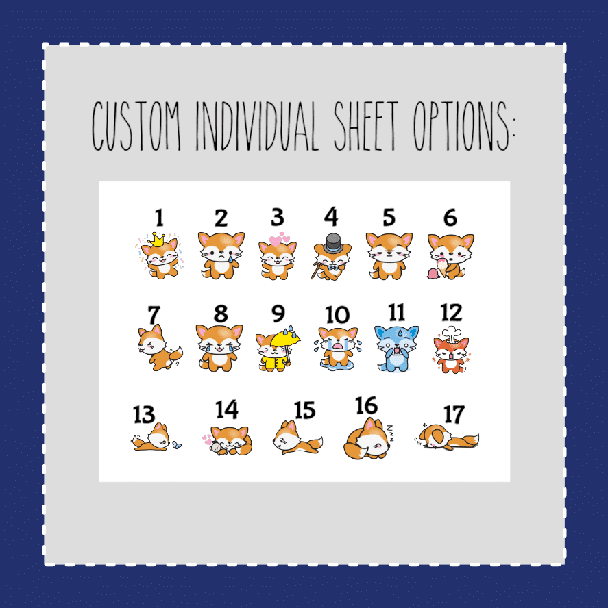 Freddy Fox - CUSTOM SHEET