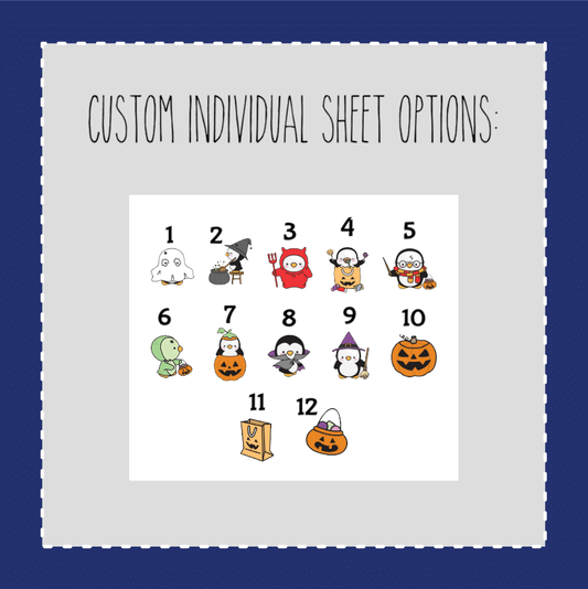 Halloween Petey Penguin- CUSTOM SHEET