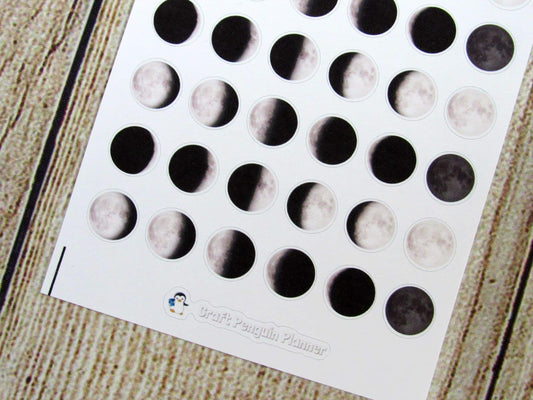 Moon stickers