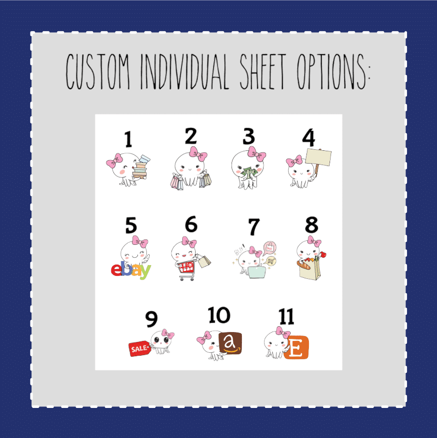 Octavia Octopus - CUSTOM SHEET