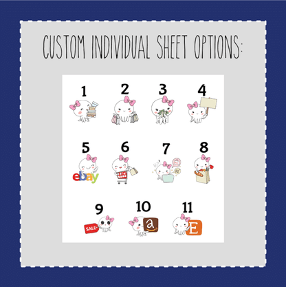 Octavia Octopus - CUSTOM SHEET