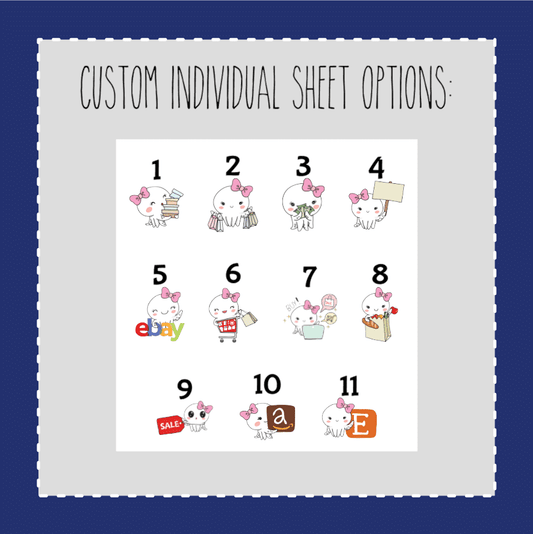 Octavia Octopus - CUSTOM SHEET