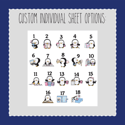 Petey Penguin Planning- CUSTOM SHEET