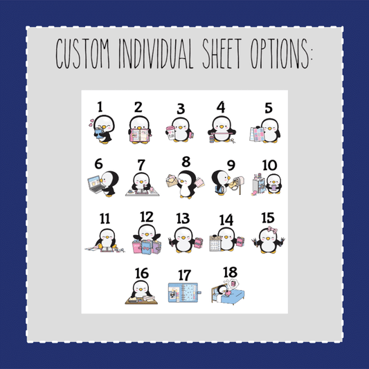 Petey Penguin Planning- CUSTOM SHEET