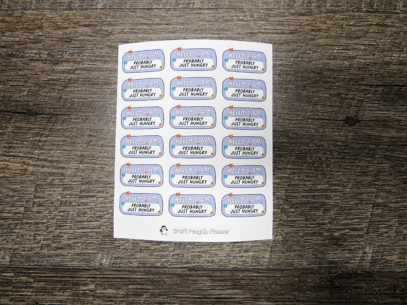Probably Just Hungry Stickers