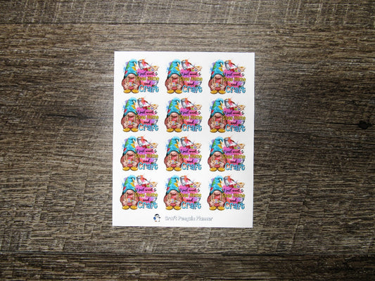 Stay home and craft Stickers