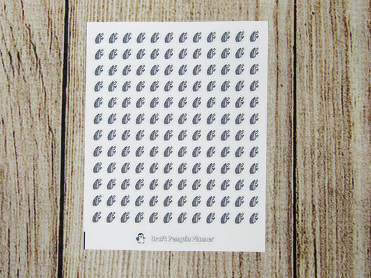 Tiny Iron Doodle Stickers