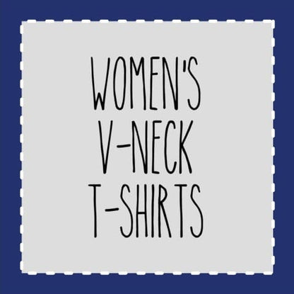 Custom ADULT WOMEN'S V-Neck T-Shirt