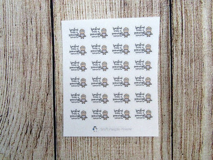 Workout today... tomorrow sticker