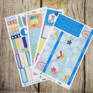 After the Rain Monthly Sticker Set, Customizable, CLASSIC HAPPY PLANNER