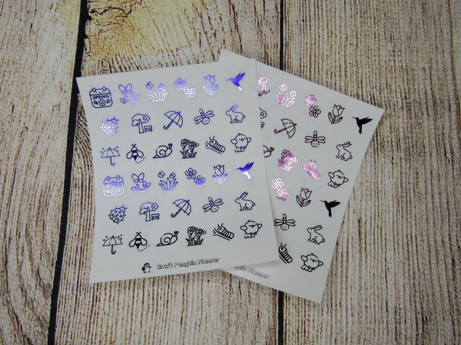 FOILED Spring Mix Stickers